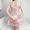 Pink Cutout Slip Dress   PL52276