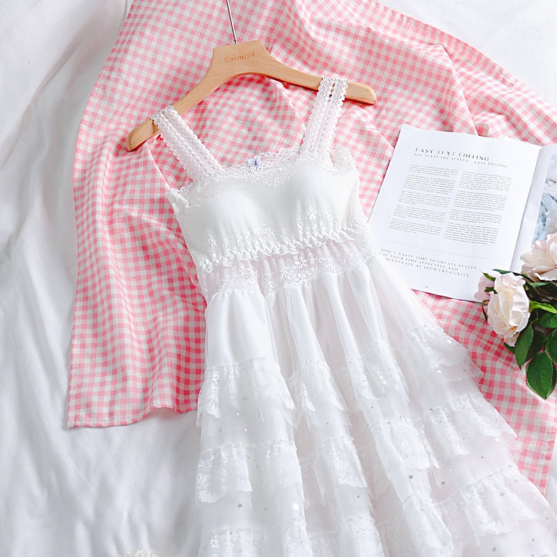White lace dress   PL50289
