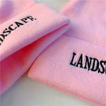 Cute pink letter hat PL50989