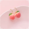 Lovely peach earrings  PL50889