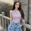 Ulzzang All-match Halter Top PL51576