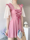 Pink swimming dress PL51880