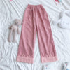Lovely pink wide leg pants PL51069
