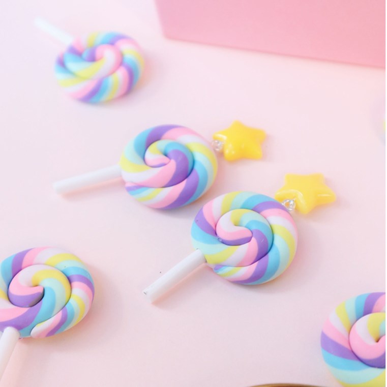 Cute candy earrings PL51357