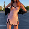 Lace hip strap dress  PL52481