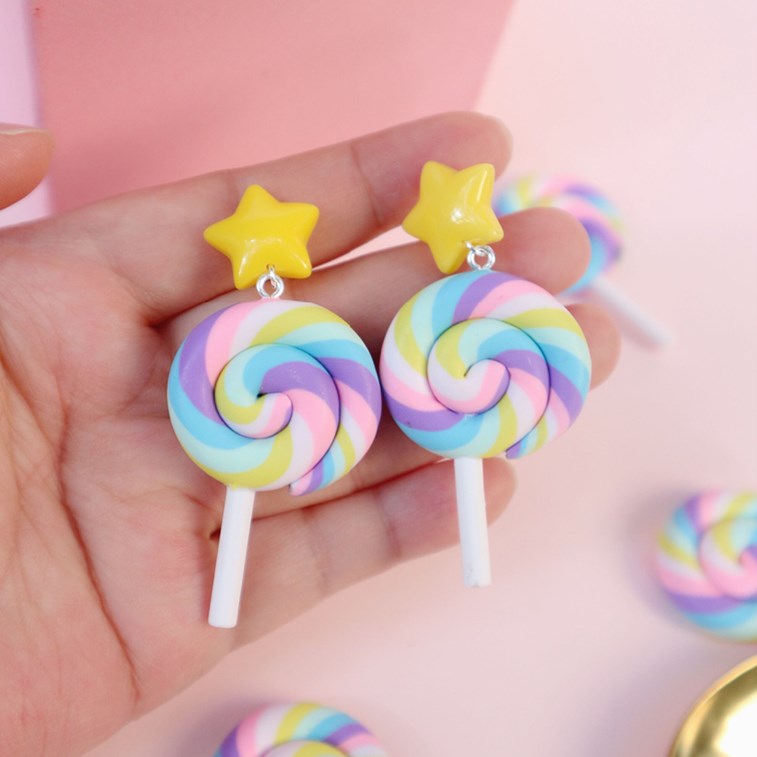 Cute candy earrings PL51357