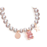 Lovely Bear Pearl Bracelet PL51443
