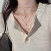 Butterfly multilayer necklace PL51801