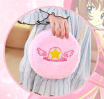 Cute pink cartoon messenger bag PL51514