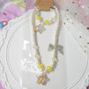 Harajuku Lolita Pearl Necklace + Bracelet PL51417