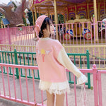 Cute pink angel sweater PL51287