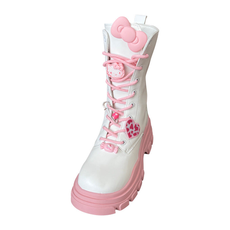 PINK CARTOON MARTIN BOOTS  PL52708