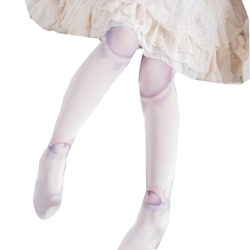 Doll joint print stockings(one pair) PL20980