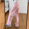 Pink High Waist Wide Leg Pants PL51644