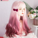 Cute long curly wig PL52141