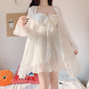 Cute white suspender nightdress PL51903