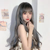 Lolita gradient color long curly wig PL51939