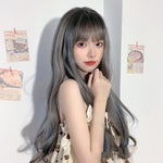 Lolita gradient color long curly wig PL51939