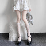 Lolita JK bow net stockings PL51564