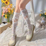 Lolita bow leg socks PL52018