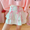 Cute lace-up skirt PL51925