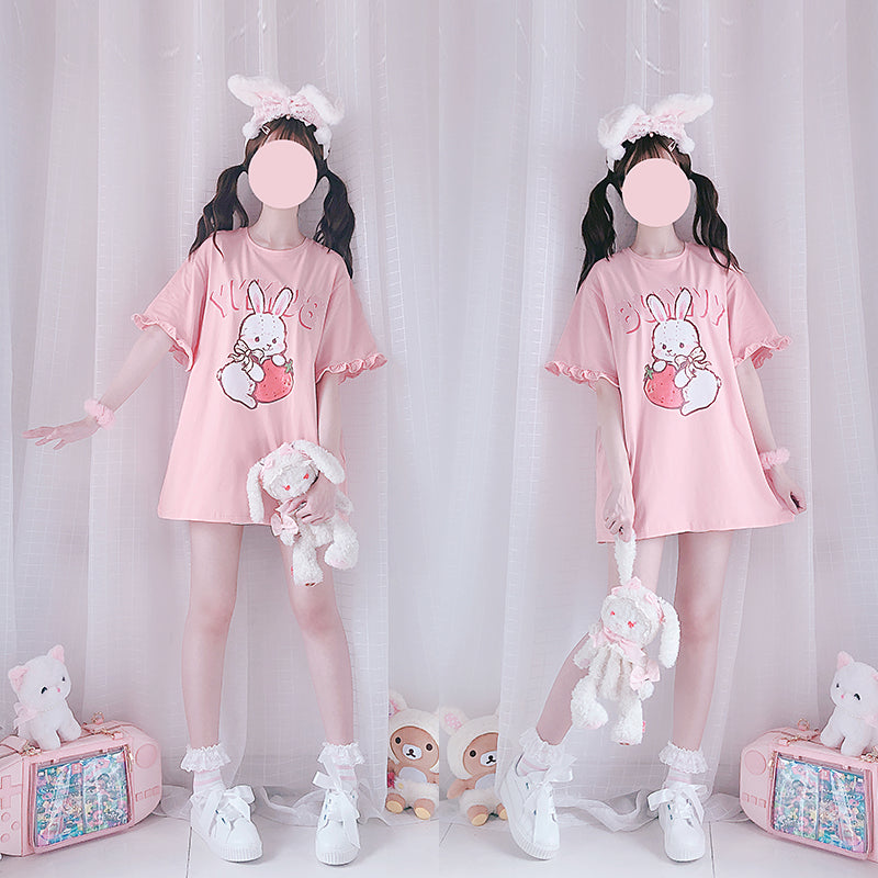 【Strawberry Rabbit】T-shirt PL50724