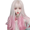 Pink gradient wig PL50451