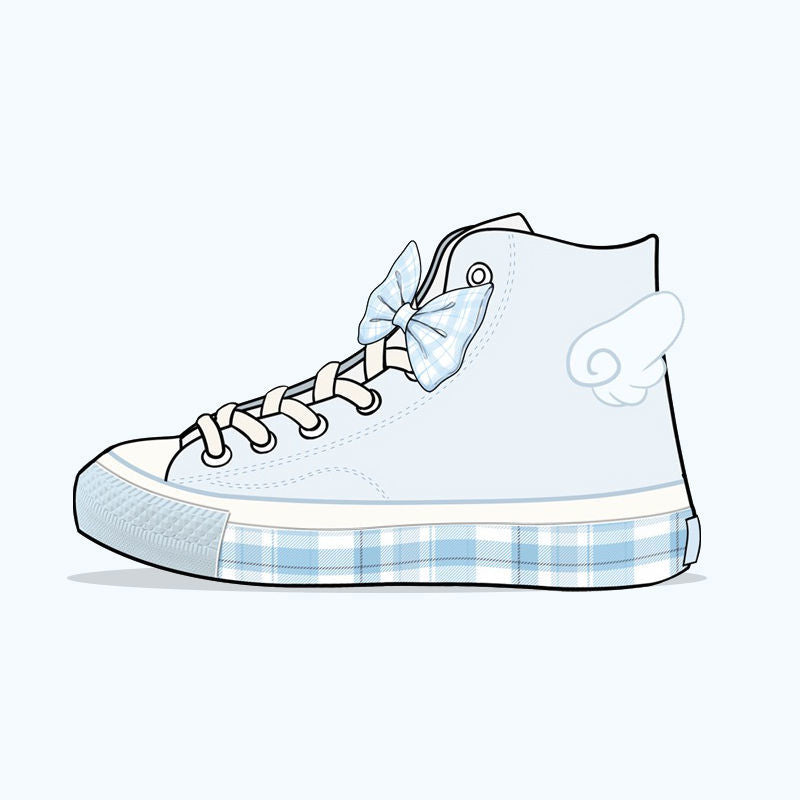 JK high-top canvas shoes PL51683