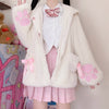 Cute plush jacket PL51883