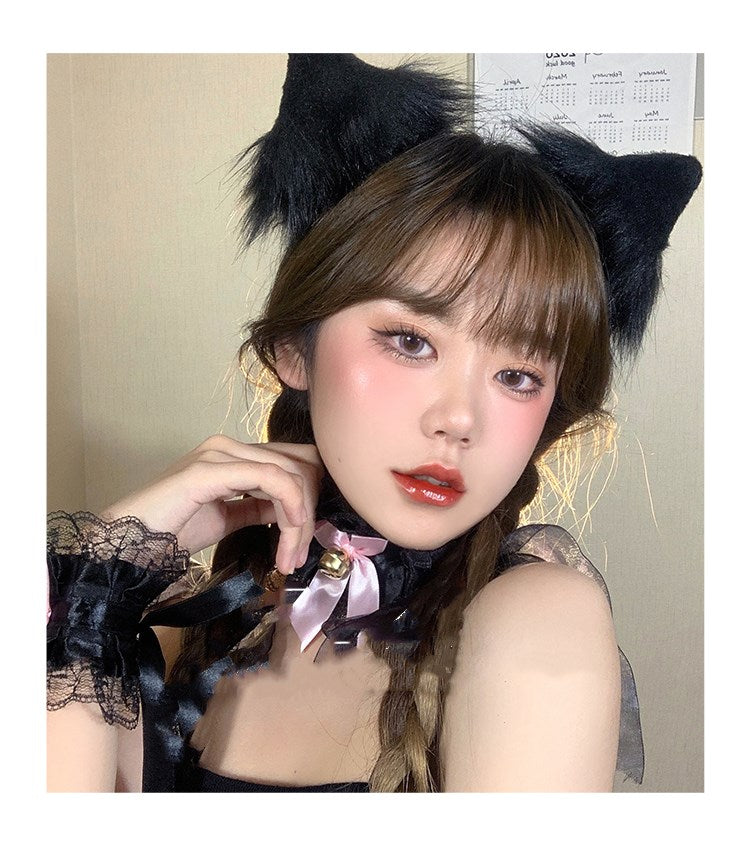 Cute cat ear headband PL51238