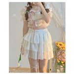 white short skirt PL51907
