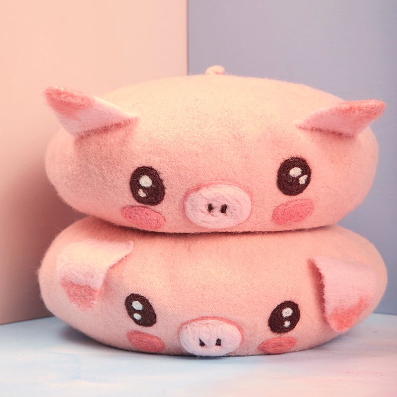 Piggy beret hat PL50180