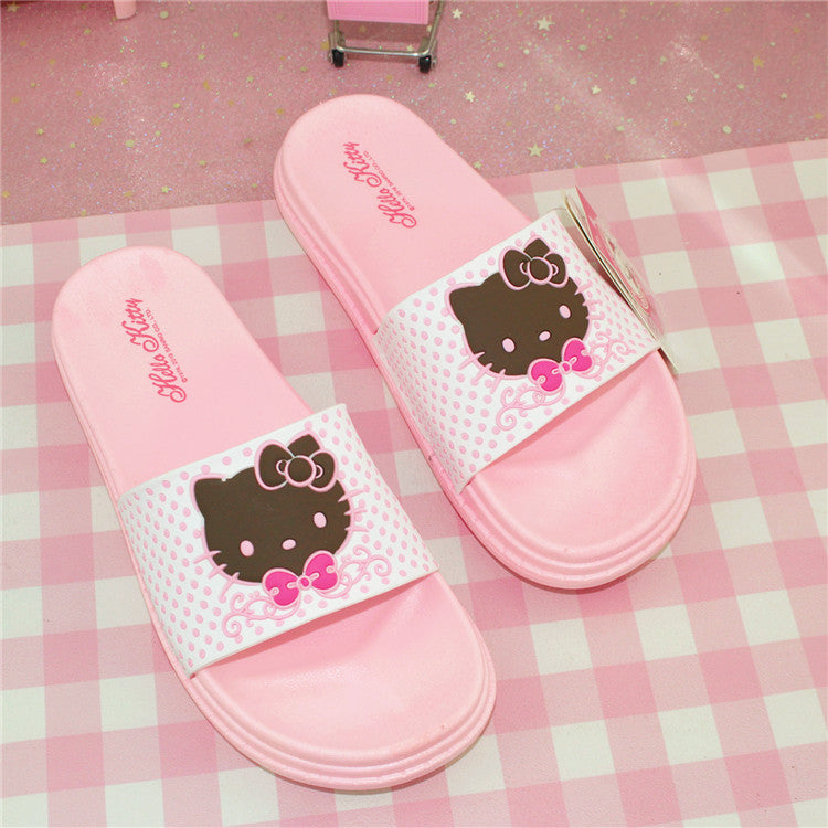Cute cartoon Kitty slippers PL51374