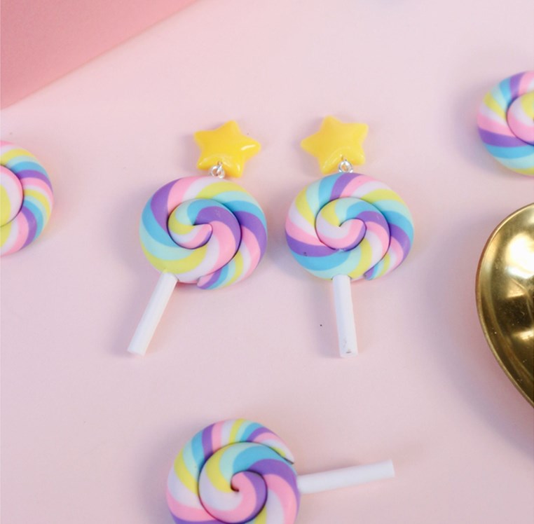 Cute candy earrings PL51357