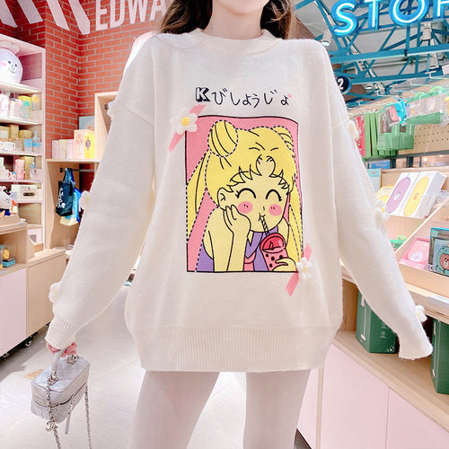 Cute Cartoon Sweater PL52027