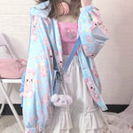 Lolita print top coat PL51307