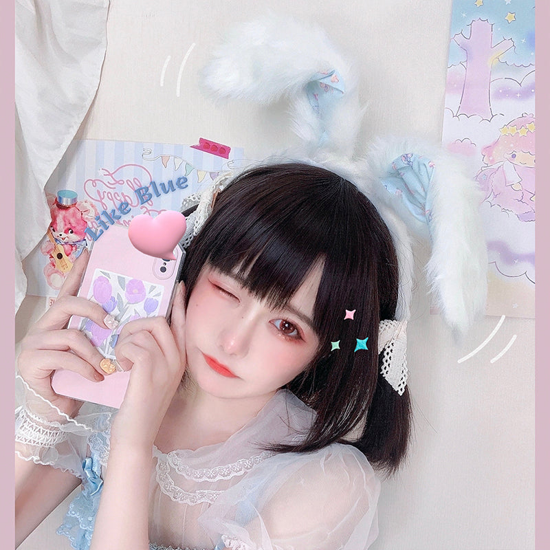 Cute Lolita Bunny Ears Headdress PL51758
