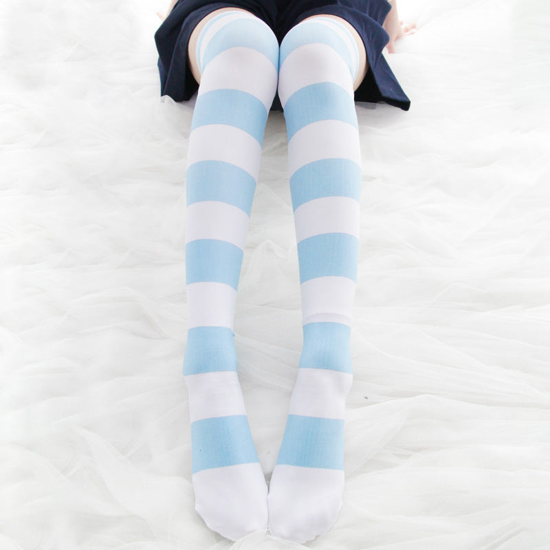 Lolita striped over-the-knee socks PL51361