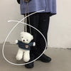 Cute knitted bear bag PL51115