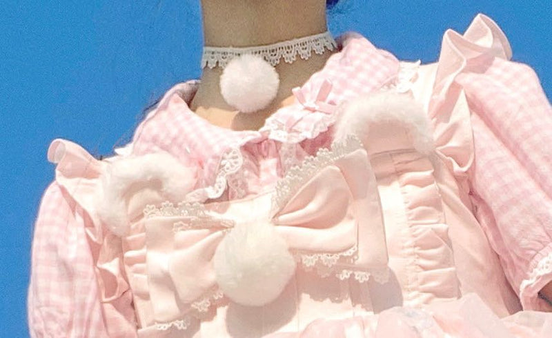 Lovely Lolita headband, necklace PL51613