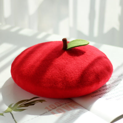 Cute candy-colored beret PL10188