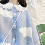 Cute Cloud Knitted Top PL51349