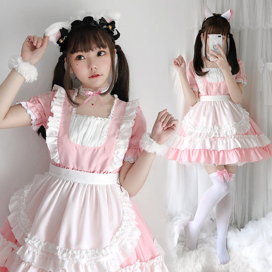 Pink Lolita Maid Uniform PL51040