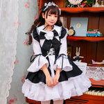 cosplay black and white maid suit  PL52362