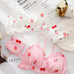 Strawberry Print Underwear Set PL10252
