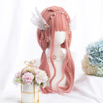 Fantasy pink orange wig PL21047