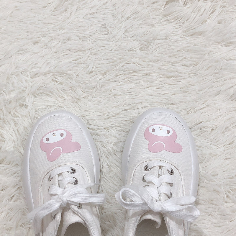 Harajuku ins cute white shoes PL51518