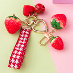 Lovely Strawberry Keychain Pendant PL51495
