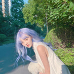 Harajuku Light Blue Long Wig PL51483