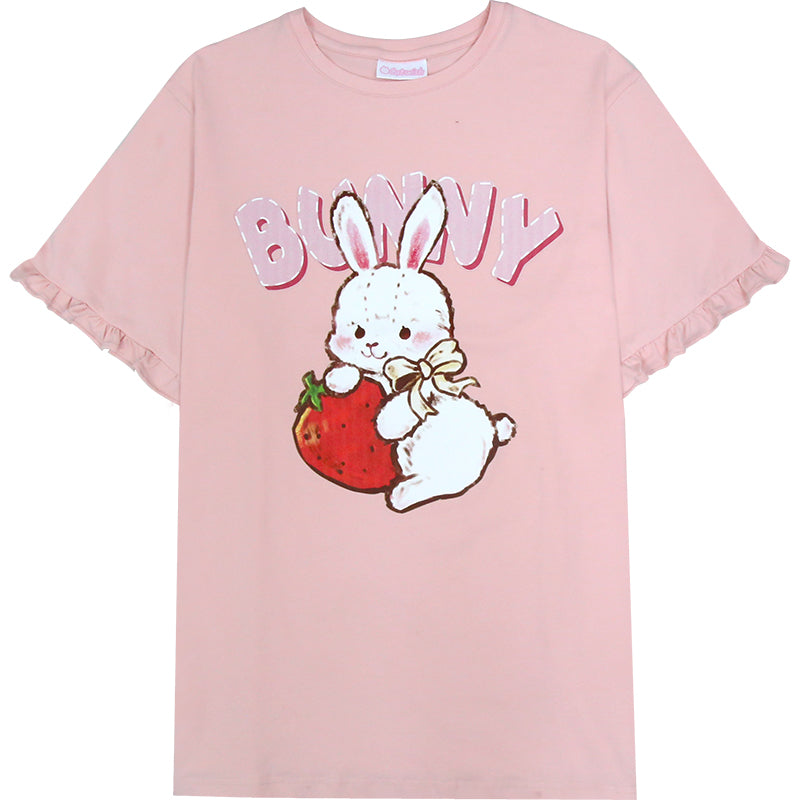 【Strawberry Rabbit】T-shirt PL50724